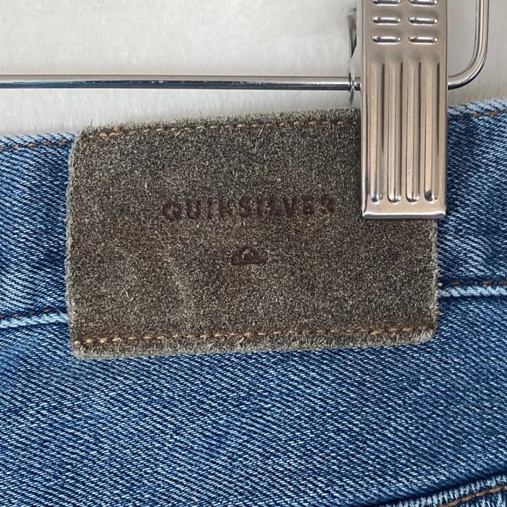 Quiksilver Mens Regular Classic Loose Fit‎ Blue Denim Jeans Size 32